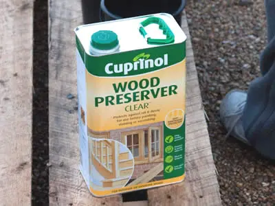 Cuprinol wood preserver