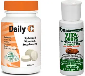 Vitamin C supplements in tablet and water-soluble form