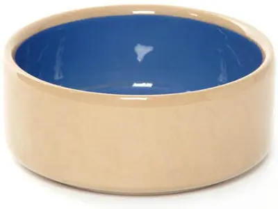 A ceramic water bowl