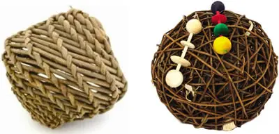 Two willow play balls